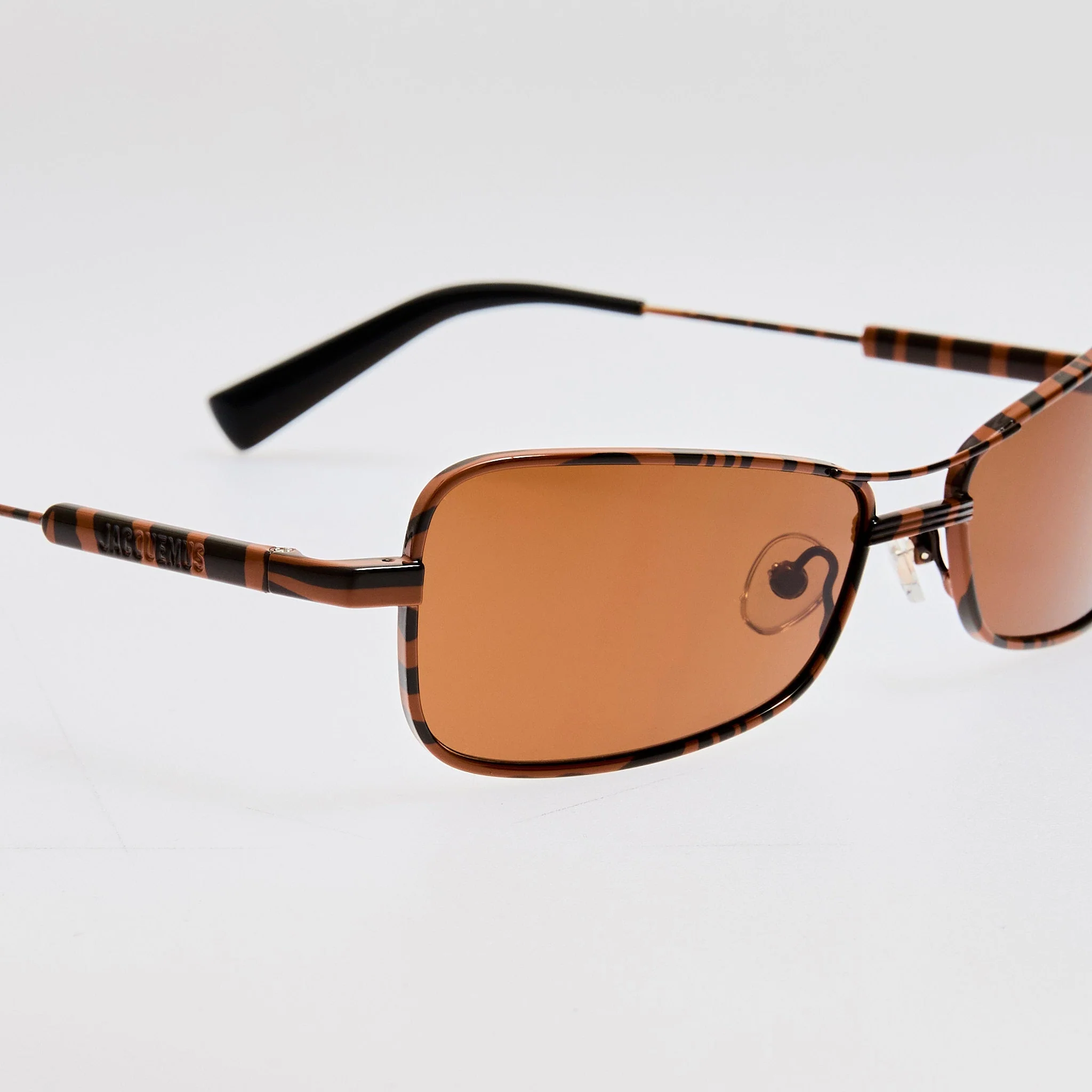 Statzione Sunglasses in Brown Zebra - Image 5