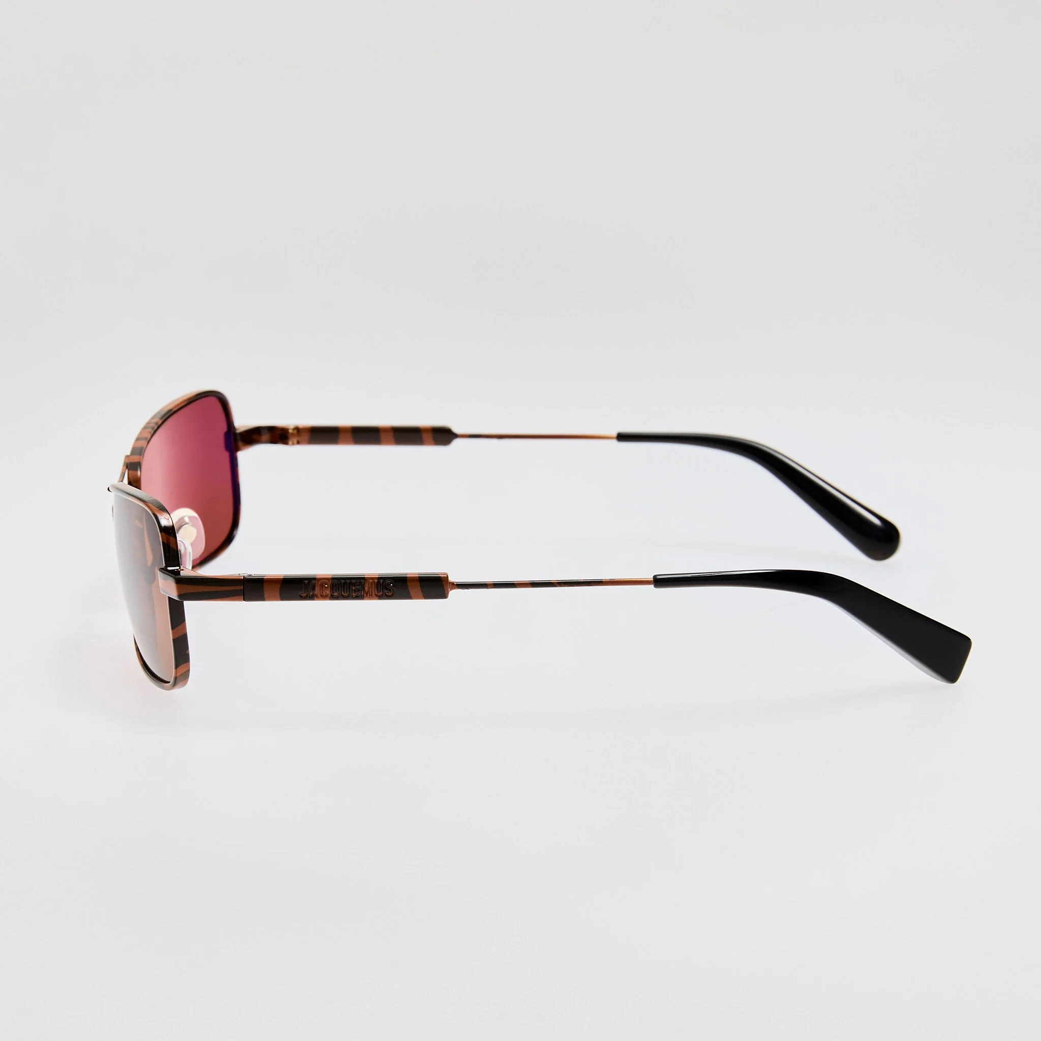 Statzione Sunglasses in Brown Zebra - Image 6