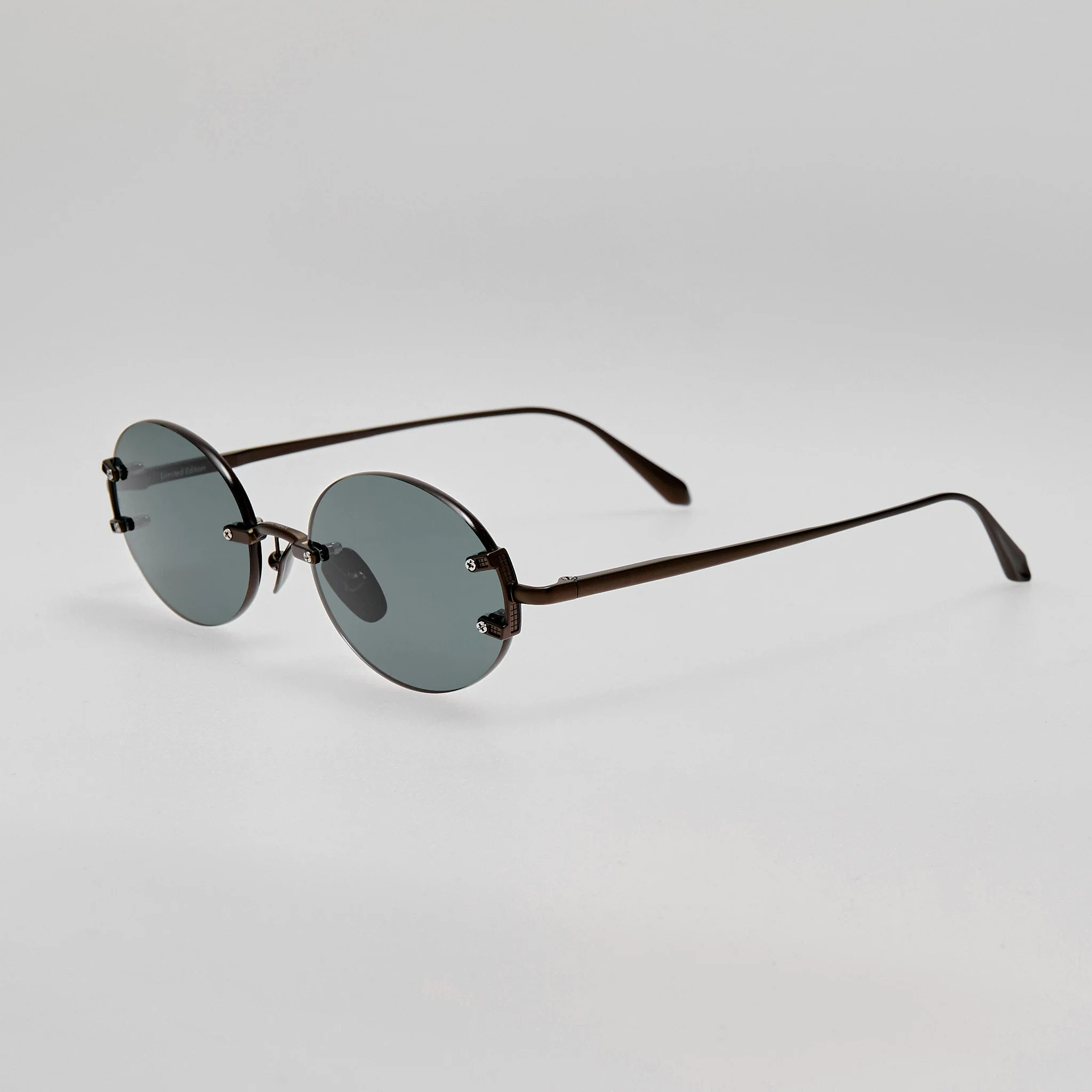 Stella Sunglasses in Matt Black Nickel - Image 2