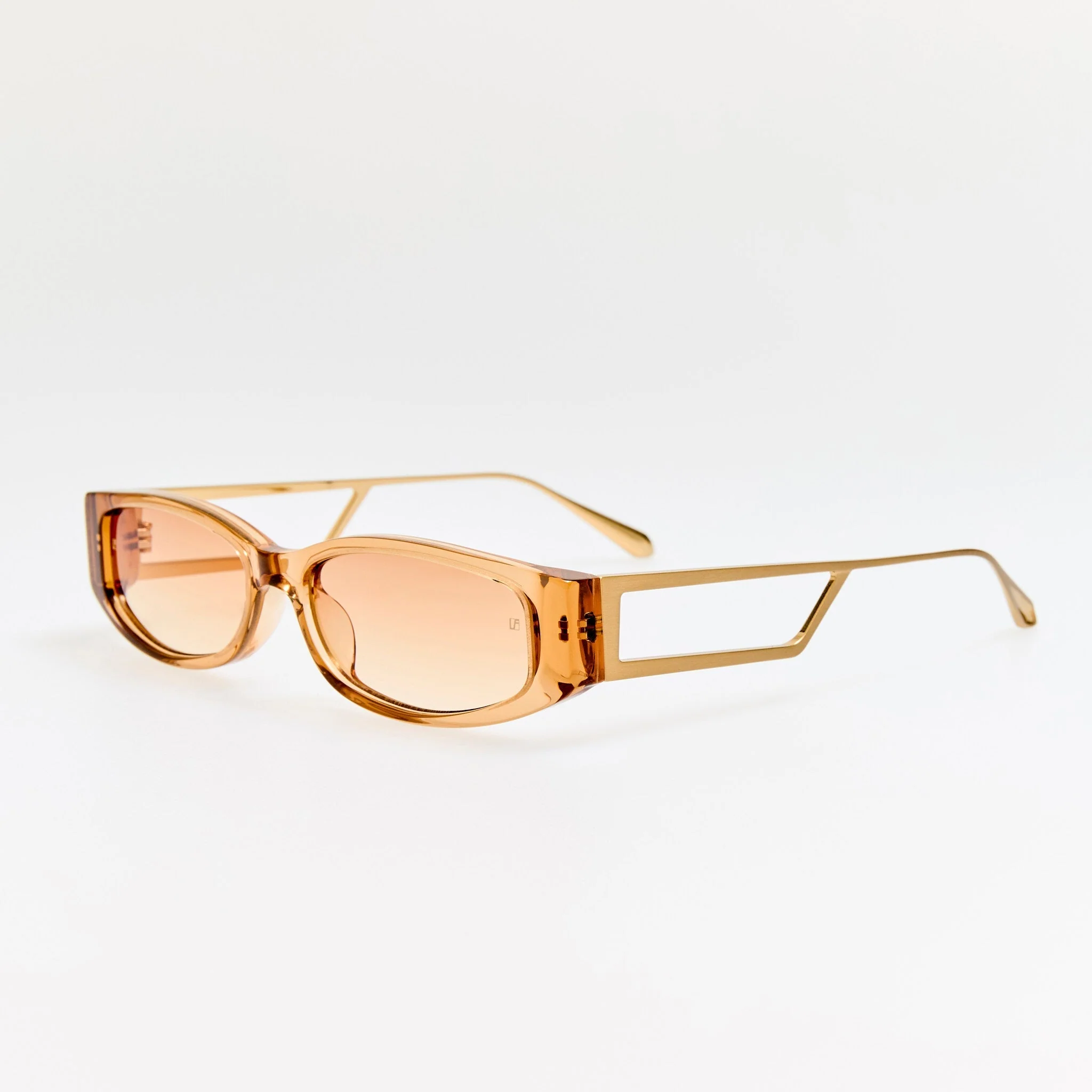 Susie Vista Temple Sunglasses in Honey - Image 2