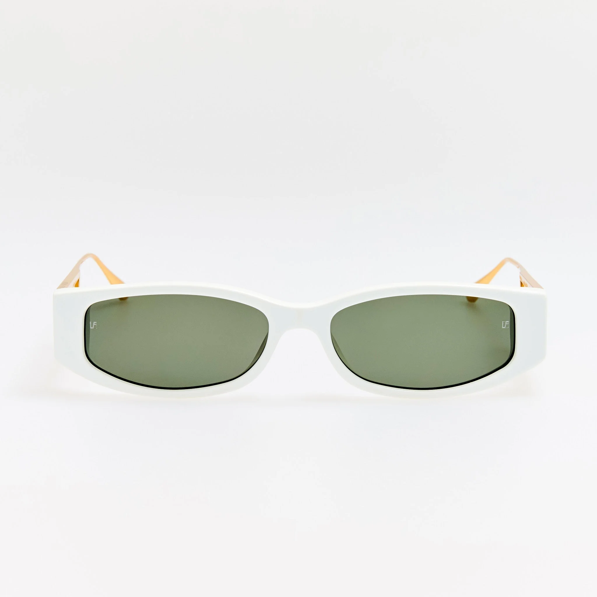 Susie Vista Temple Sunglasses in White
