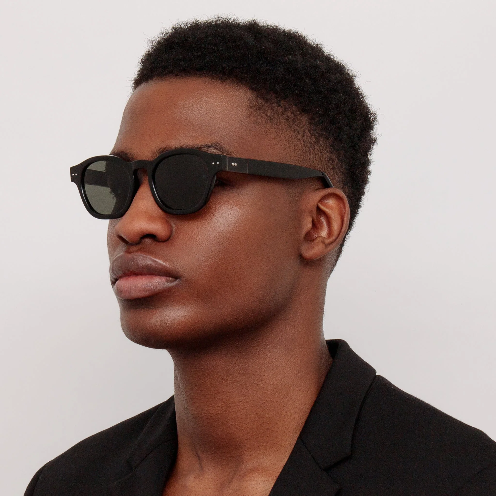 Talbot Sunglasses in Black Matt Nickel - Image 3