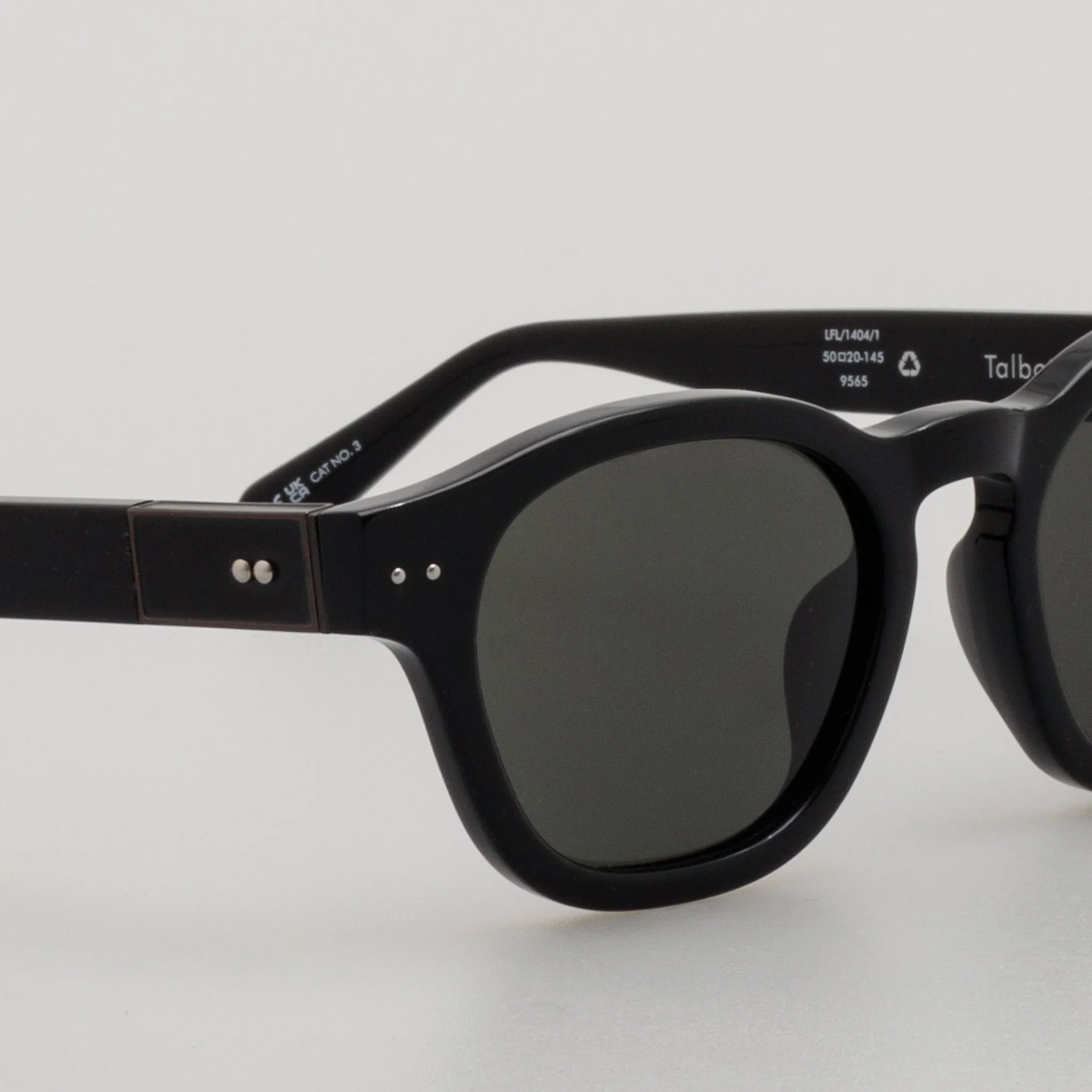 Talbot Sunglasses in Black Matt Nickel - Image 4