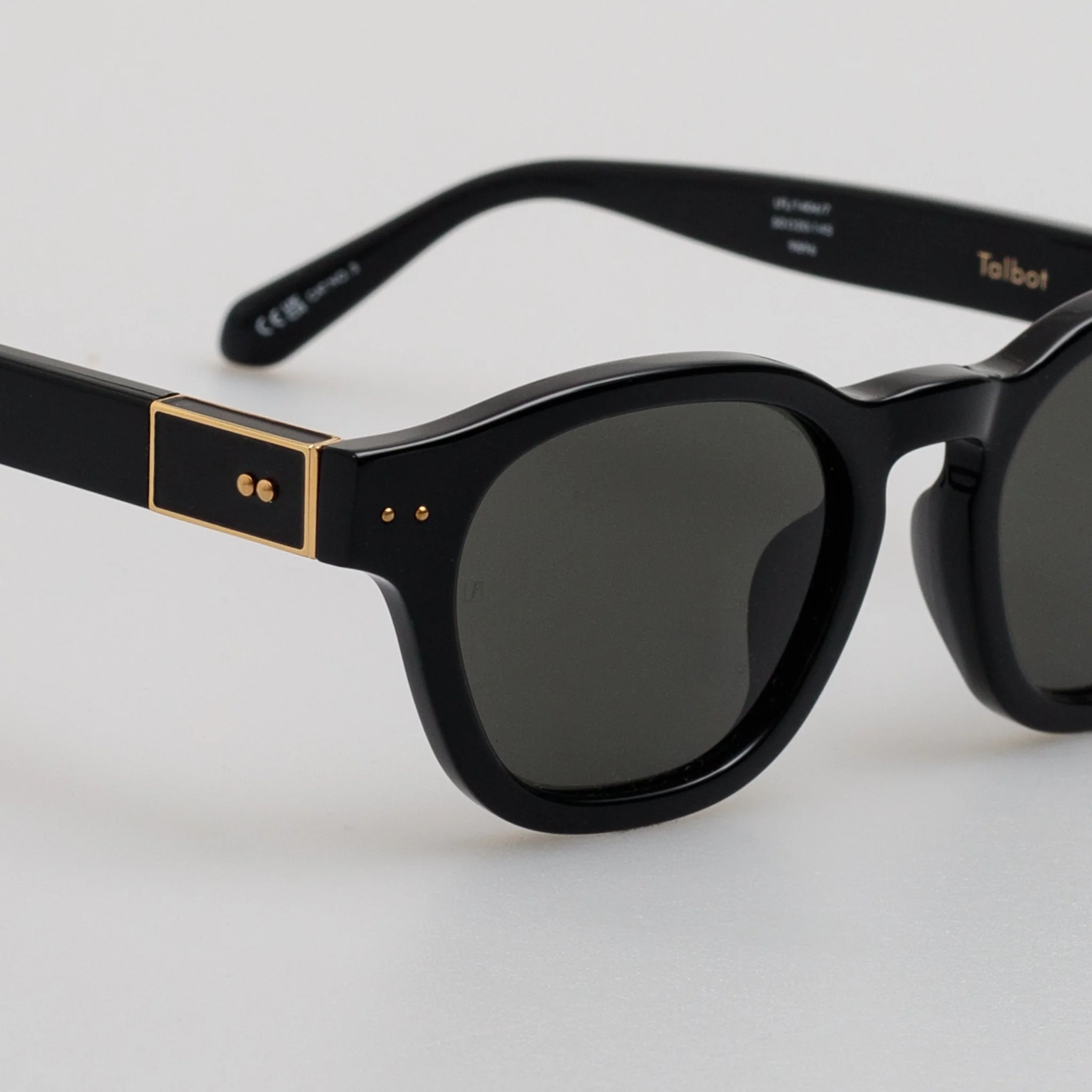 Talbot Sunglasses in Black - Image 3