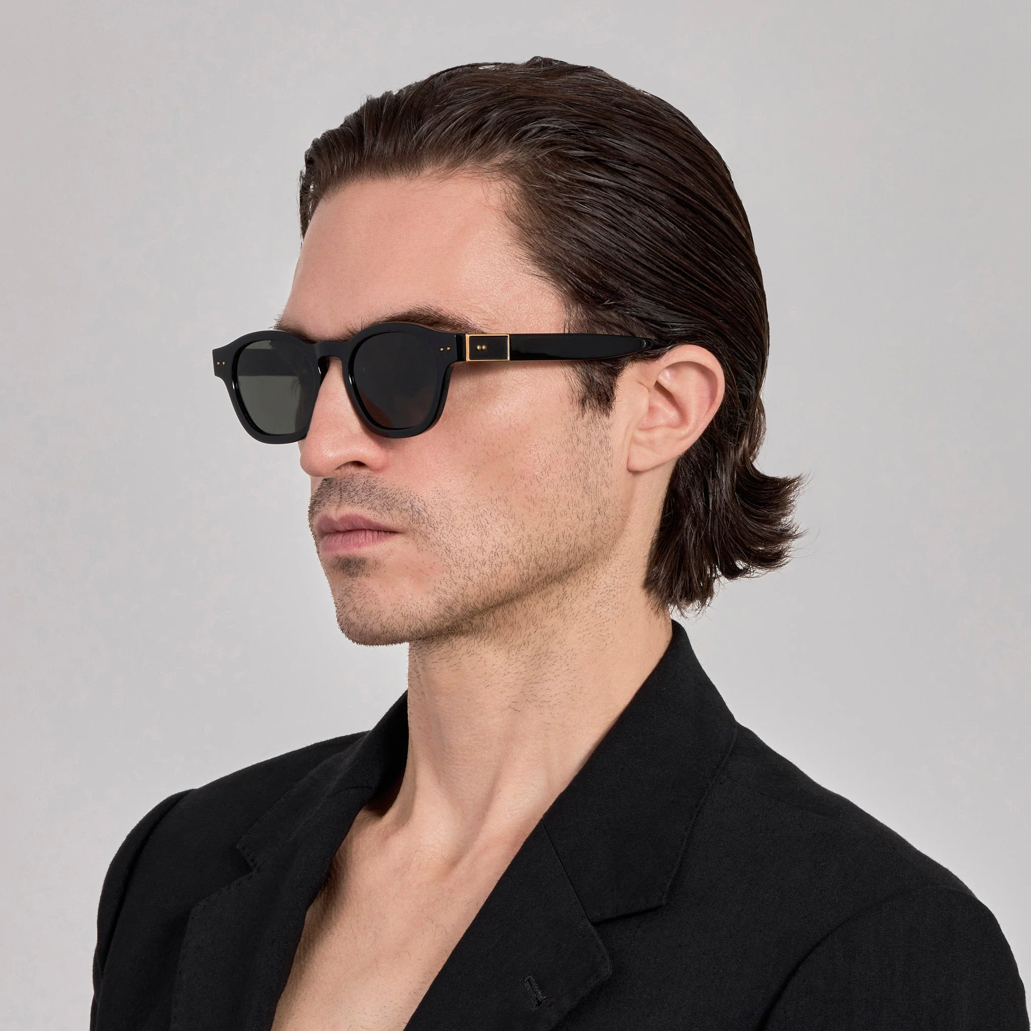 Talbot Sunglasses in Black - Image 5