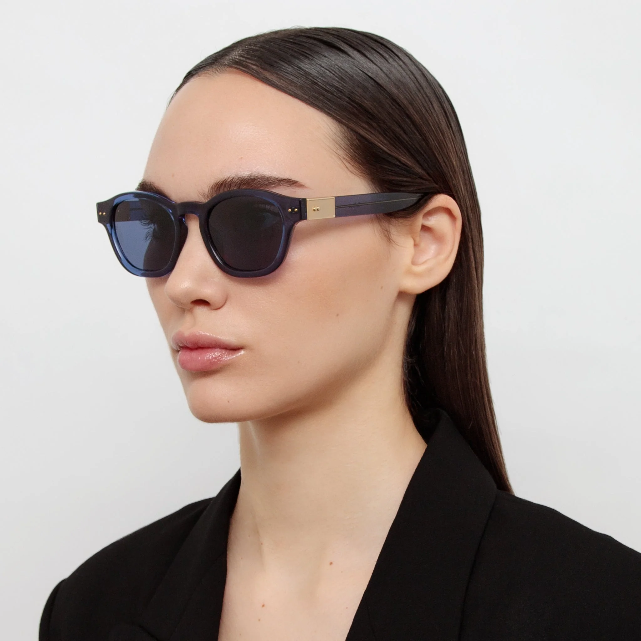 Talbot Sunglasses in Navy - Image 3