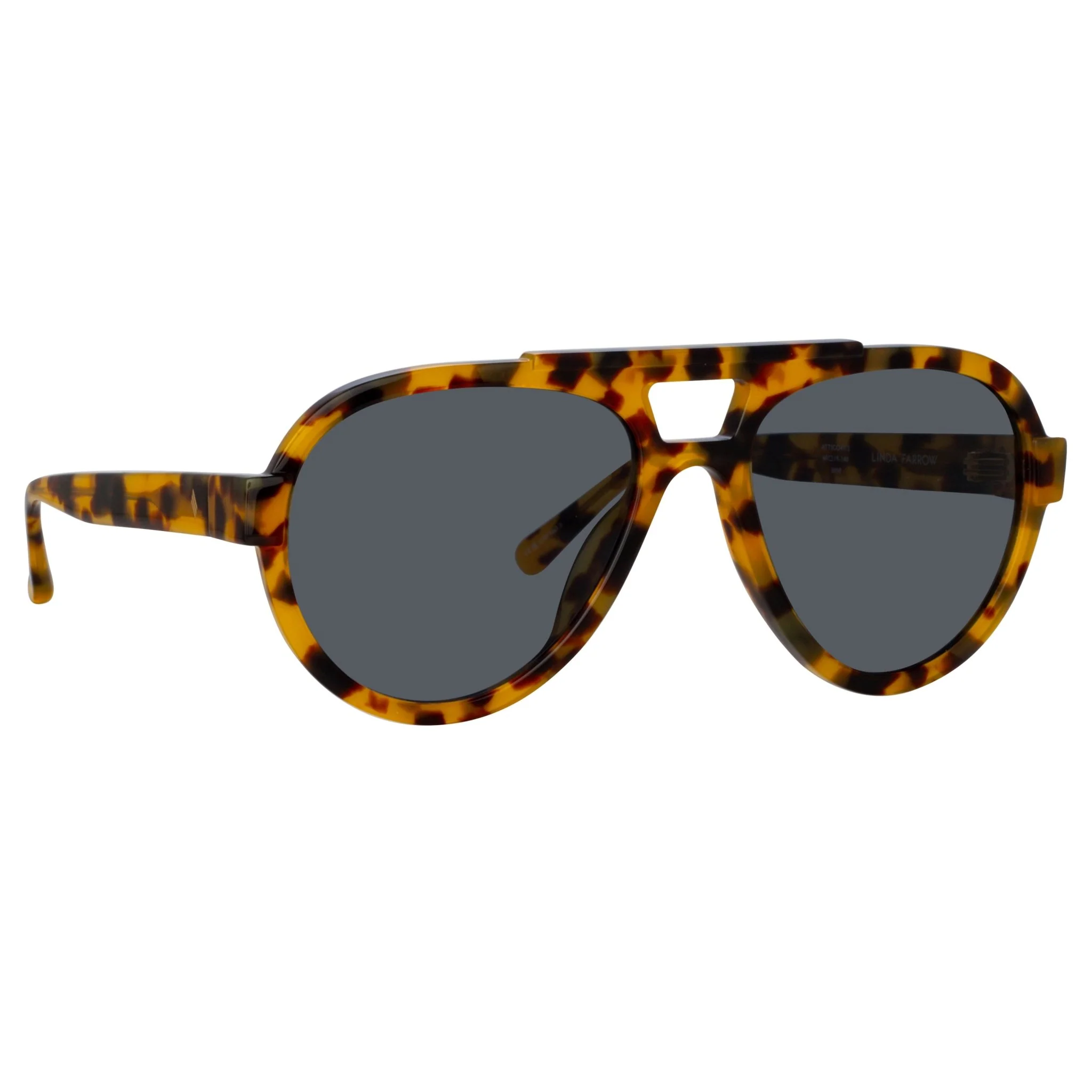Jurgen Aviator Sunglasses in Tortoiseshell - Image 3