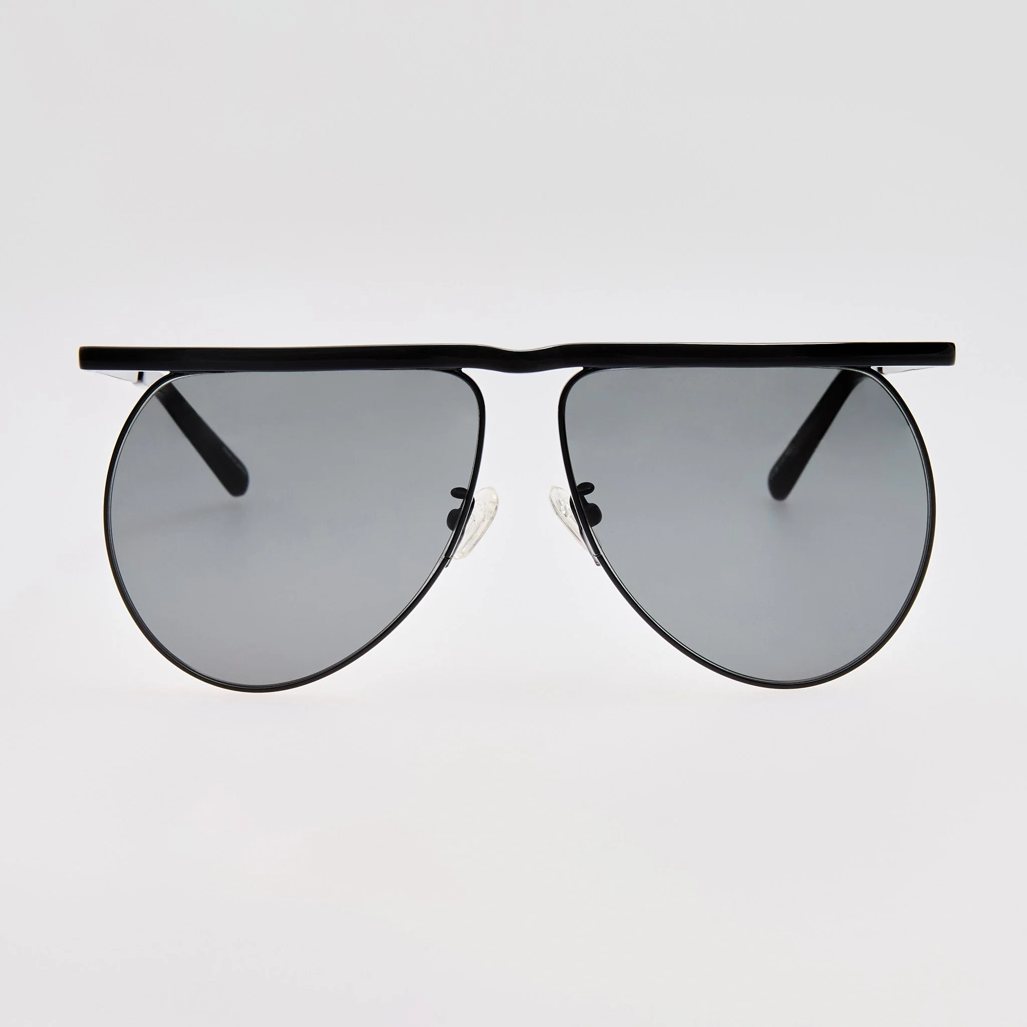 Mina Aviator Sunglasses in Black