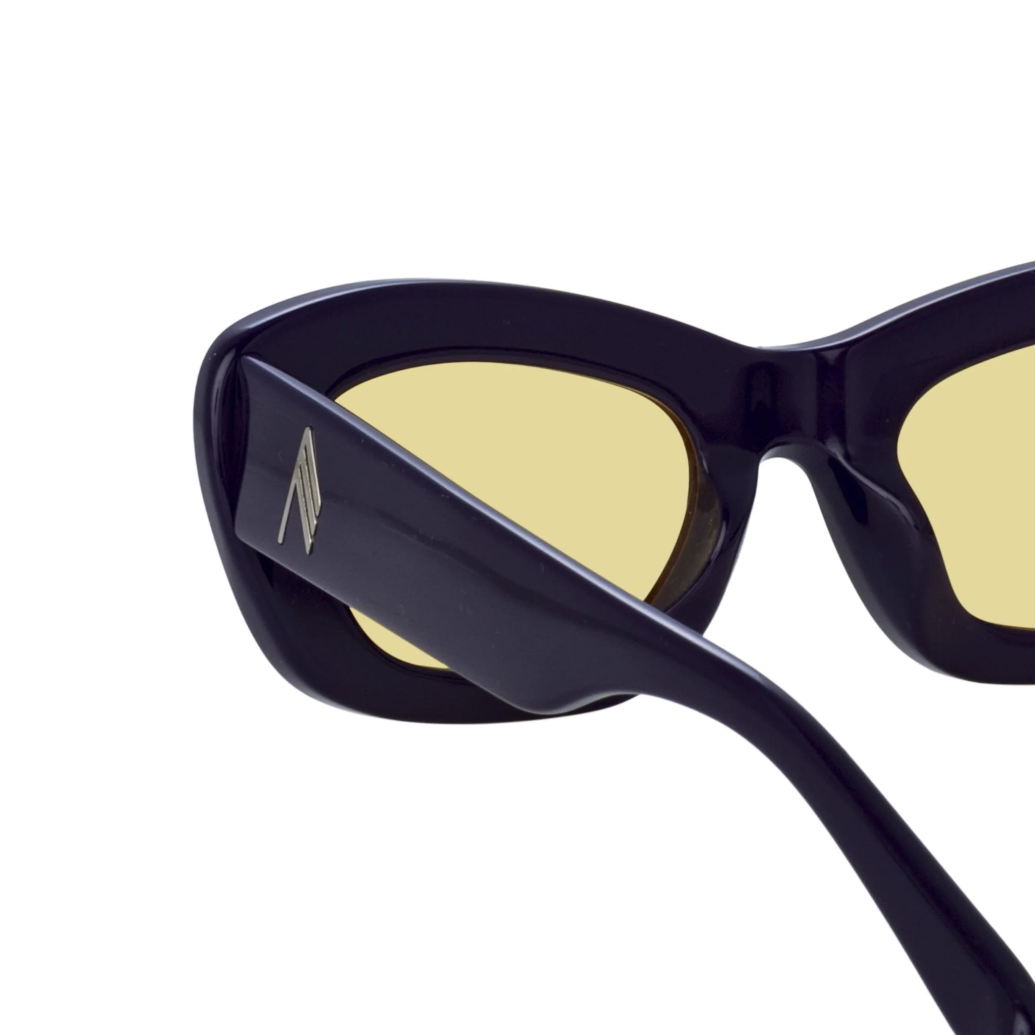 Rania Cat Eye Sunglasses in Purple - Image 5