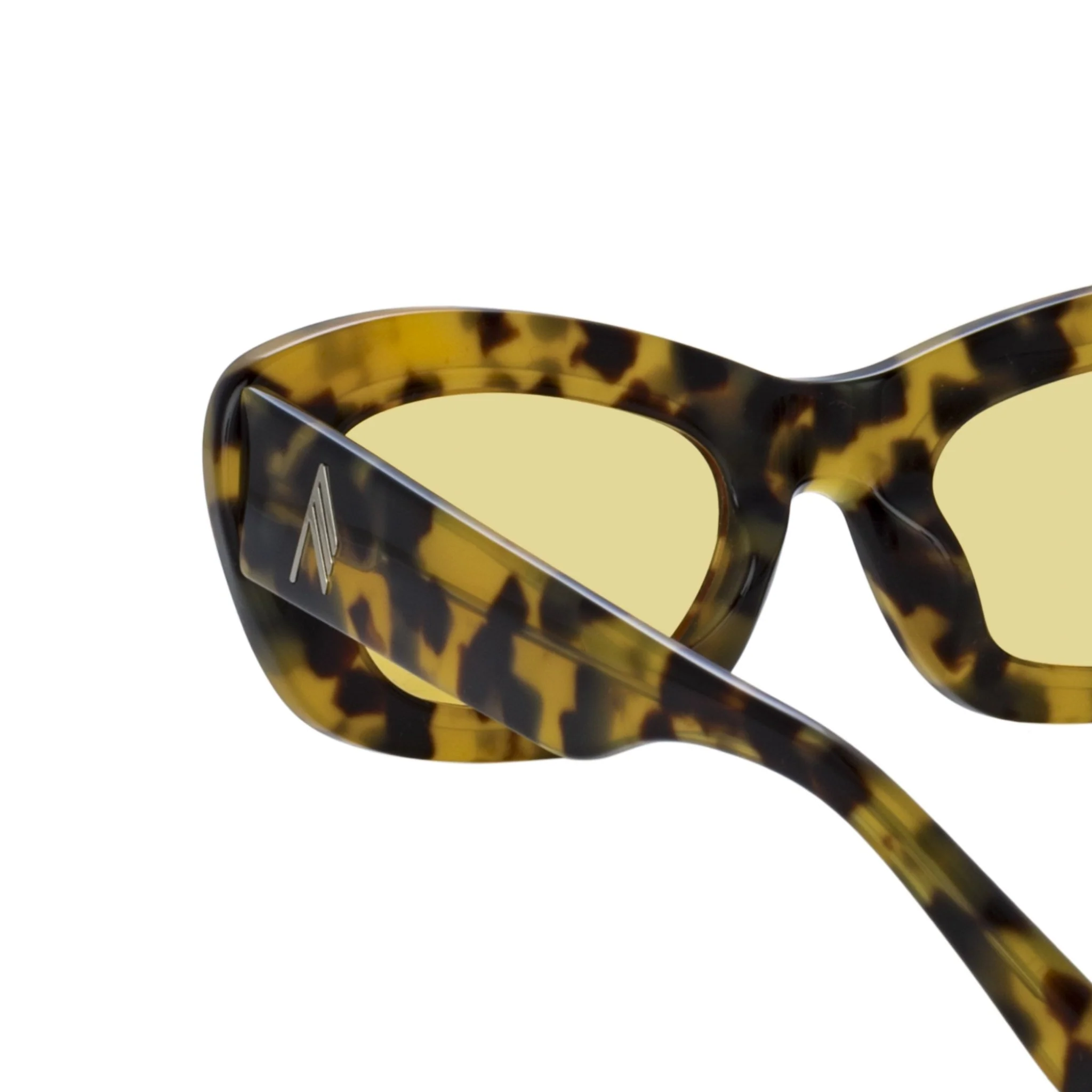Rania Cat Eye Sunglasses in Tortoiseshell - Image 5