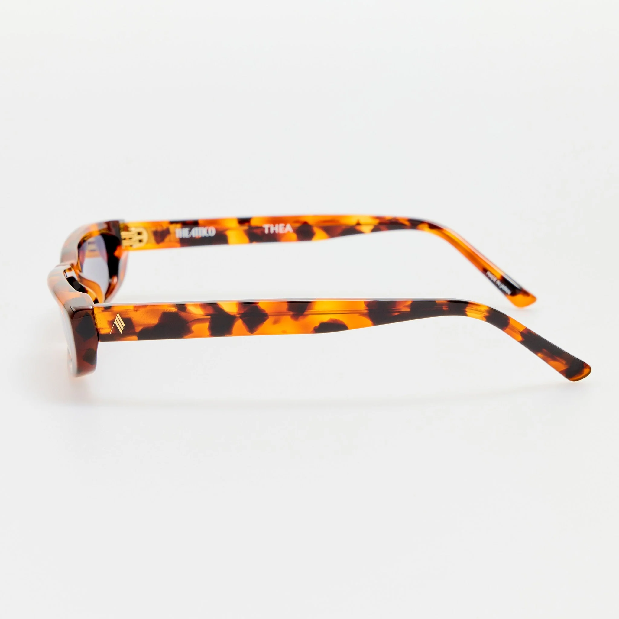 Thea Angular Sunglasses in Tortoiseshell - Image 4