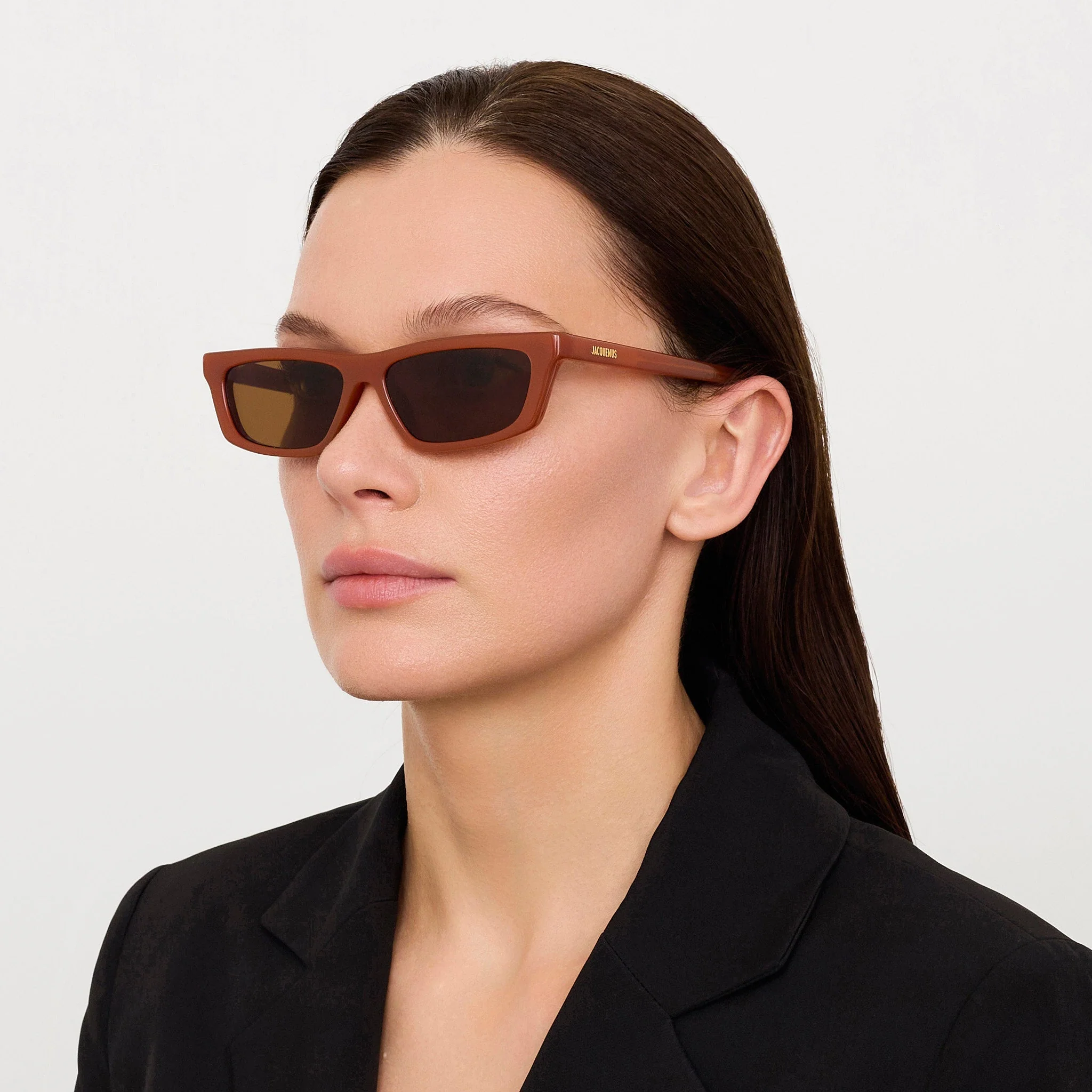 Trapezi Sunglasses in Metallic Coffee - Image 3