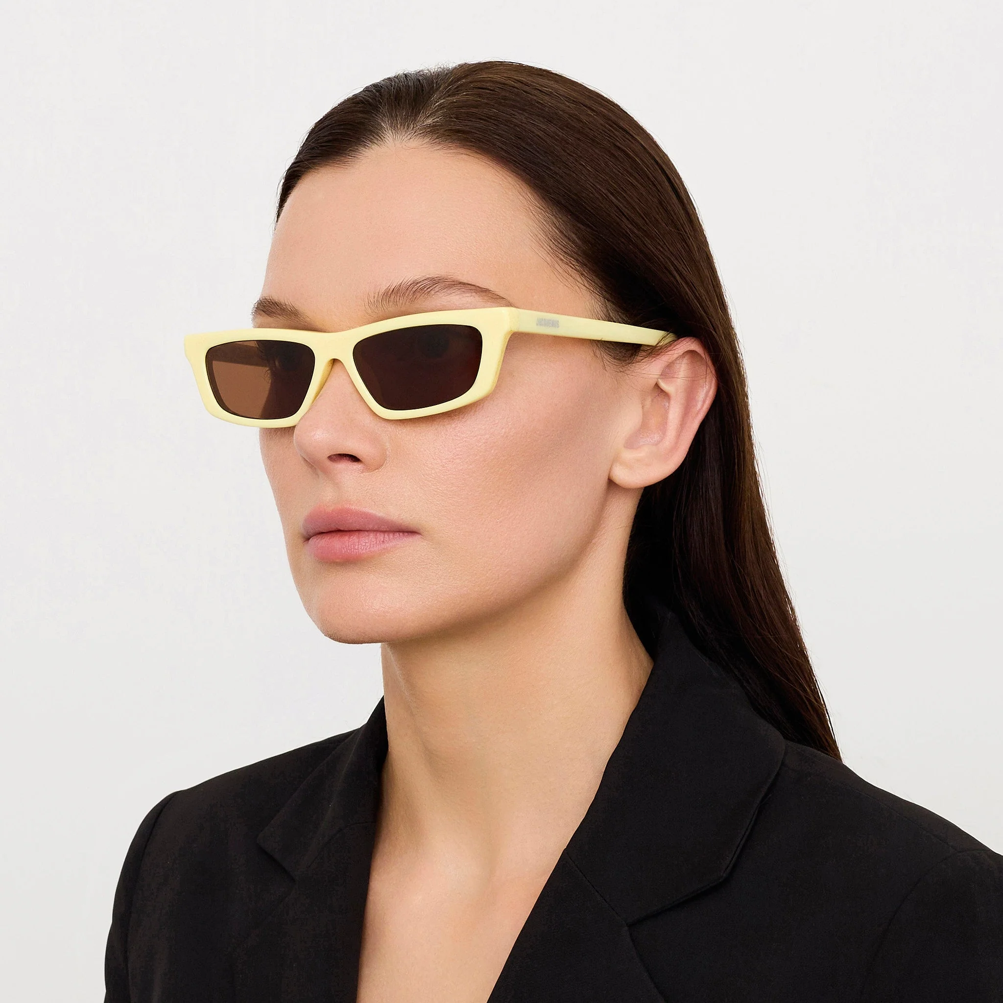 Trapezi Sunglasses in Yellow Stripe - Image 3
