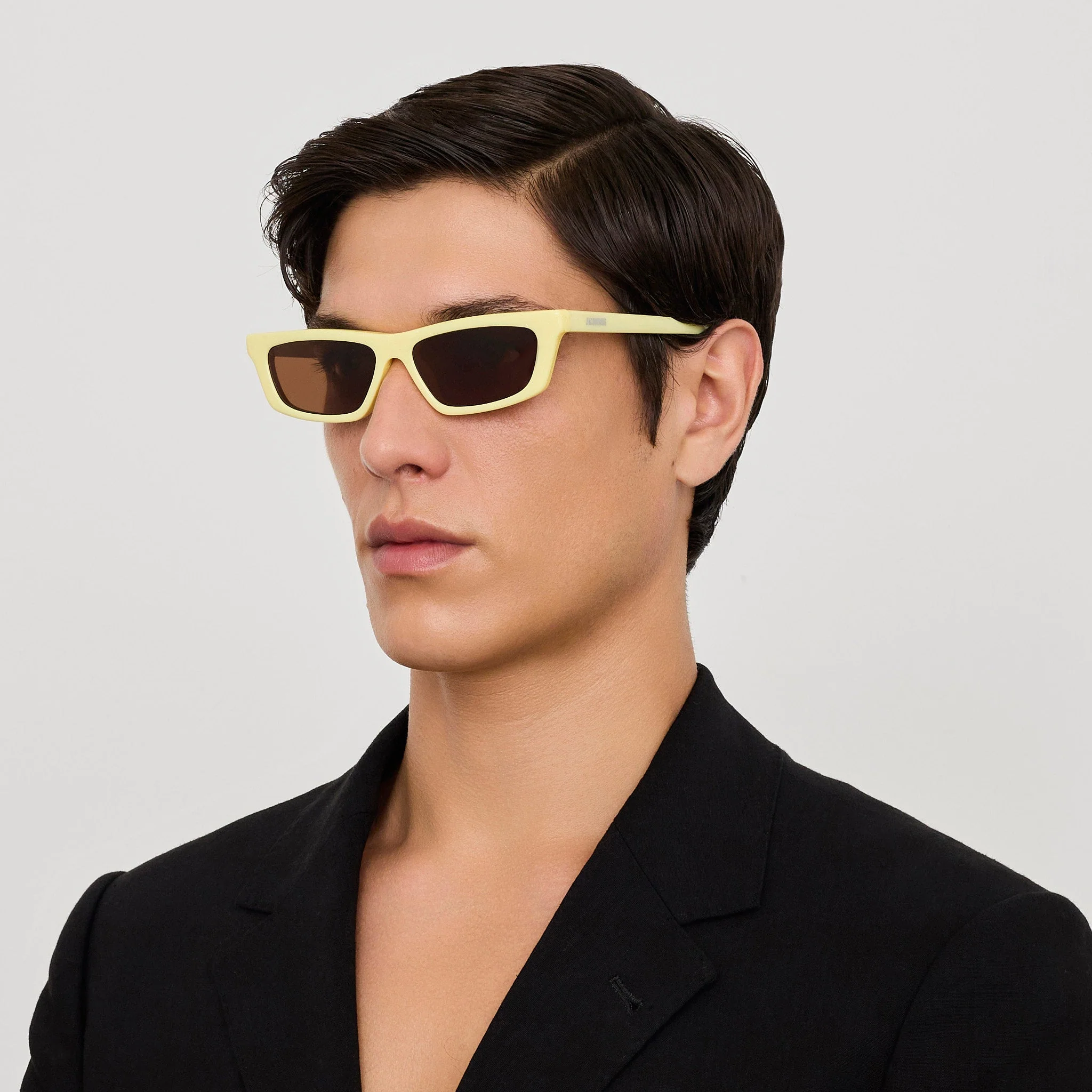 Trapezi Sunglasses in Yellow Stripe - Image 4
