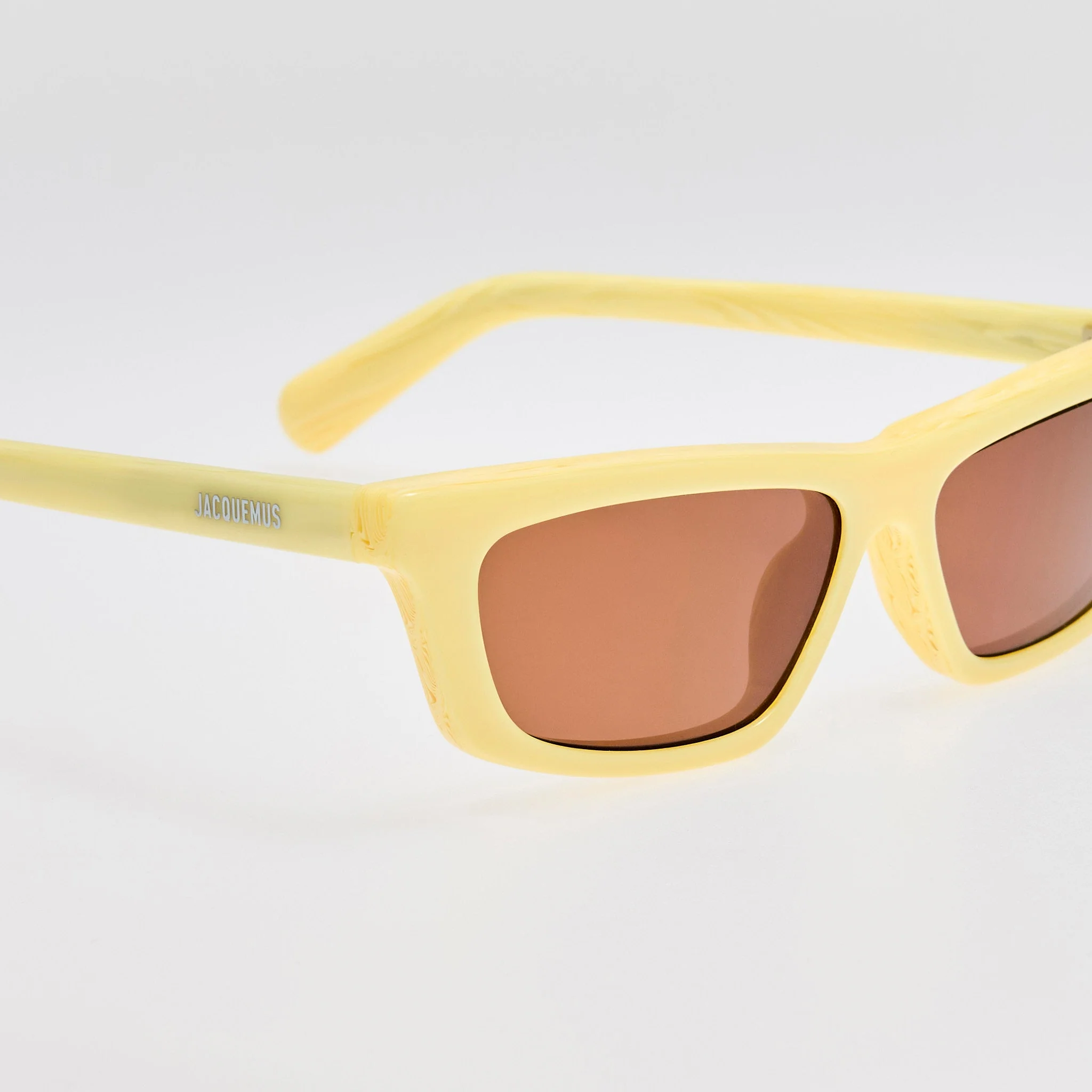 Trapezi Sunglasses in Yellow Stripe - Image 5