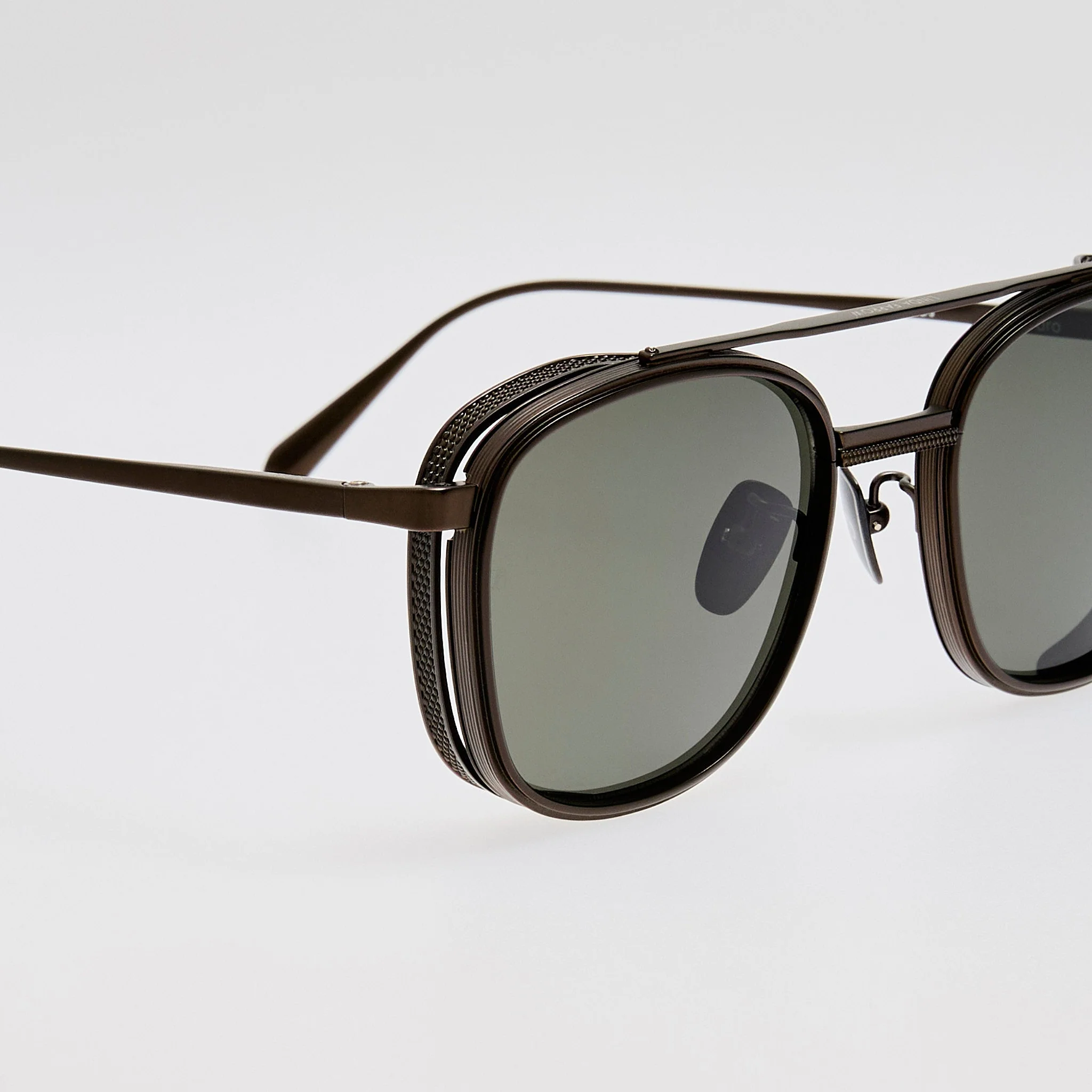 Varo Sunglasses in Matt Black Nickel - Image 3