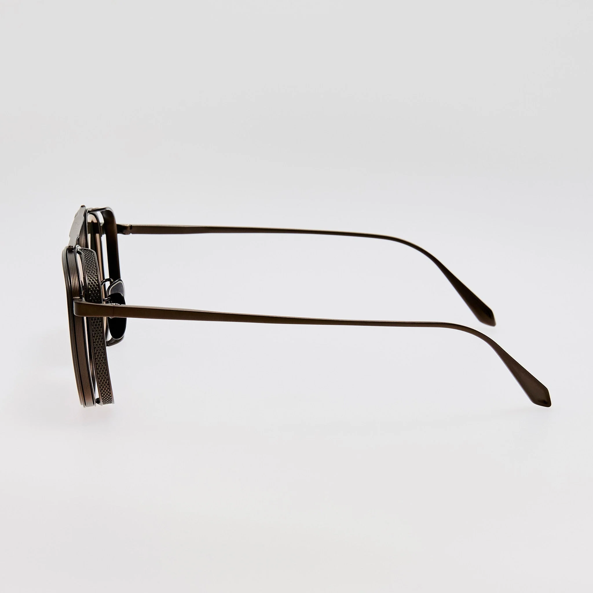 Varo Sunglasses in Matt Black Nickel - Image 4