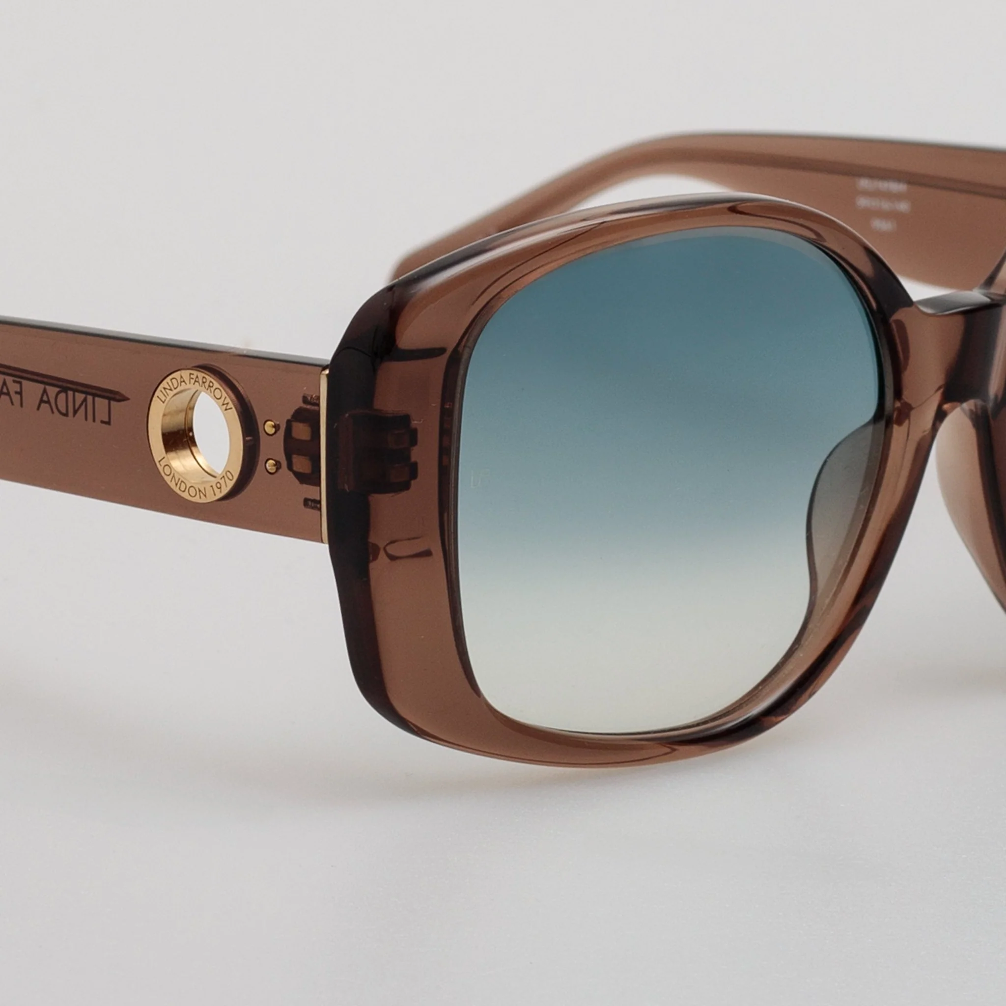 Venus Oversized Sunglasses in Aqua - Image 4