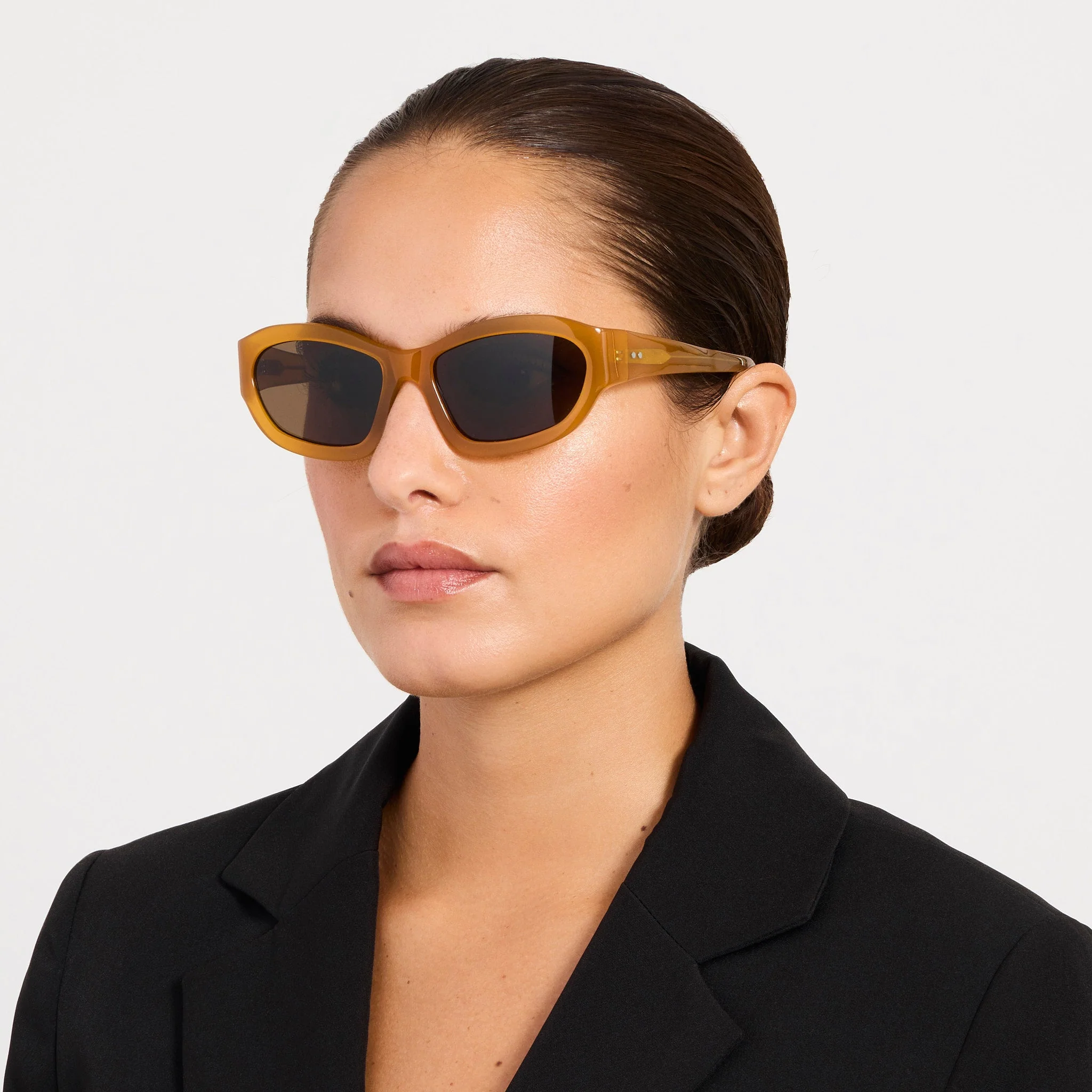 Wrap Sunglasses in Honey - Image 6