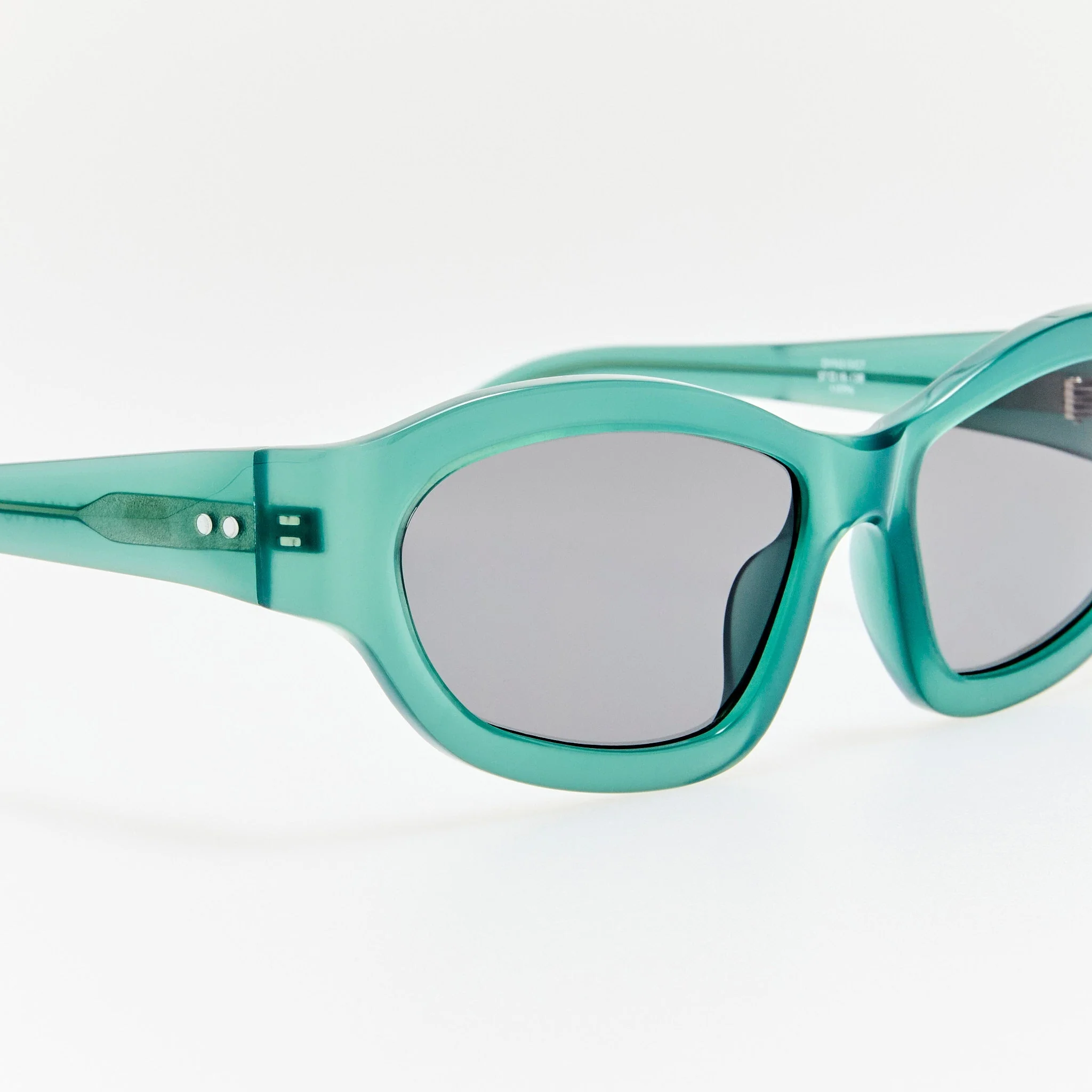 Wrap Sunglasses in Teal - Image 4